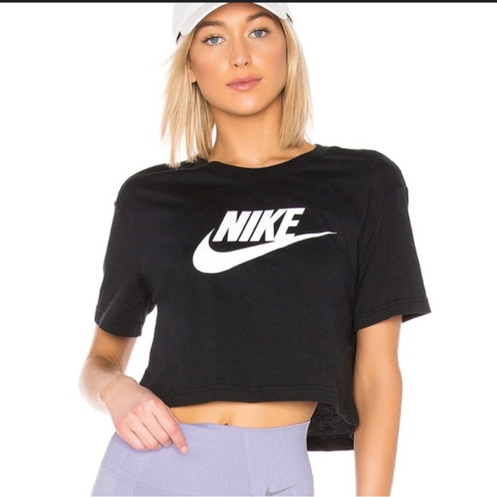 Nike Women's Black Crop Top